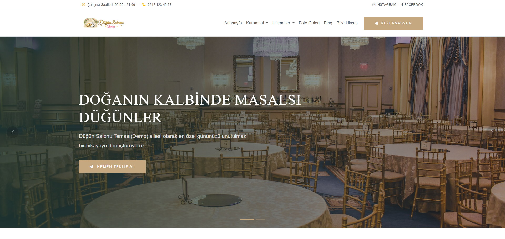 Profesyonel Düğün Salonu